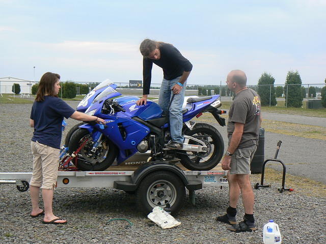 When it comes to tying down a motorcycle everyone has an opinion.