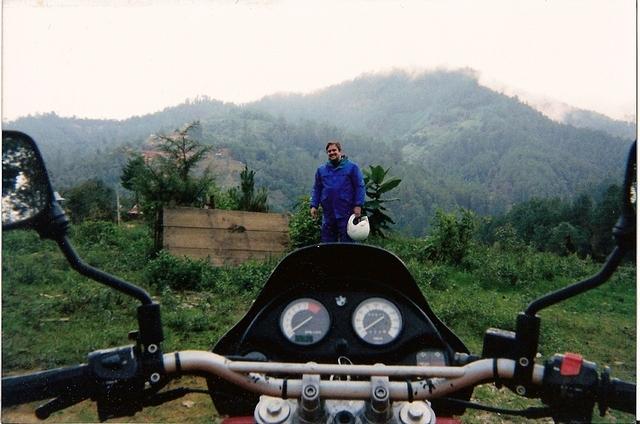 In the Sierra Madre Del Sur.  The ride through these mountains from Oaxaca to the Pacific stands as the most stunning of my life.  The road leading into the mountains from Oaxaca was the steepest, twistiest piece of asphalt I've encountered.  Once in t...