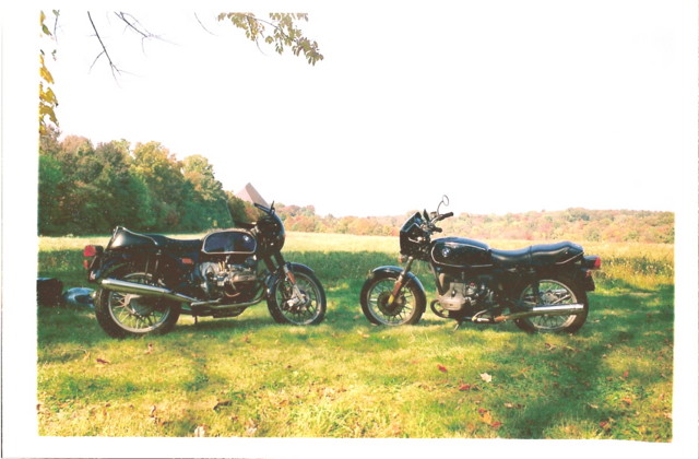 AGB's 1978 R100/7 with Chris W's 1982 R65