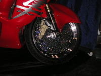Just in case you wanted a little bling bling hubcaps for your ride.