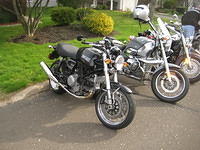 Ducati GT 1000 and BMW R1200 C<br>
...courtesy of Duran Goodyear