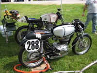 BSA and Parilla racers