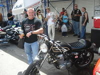 Rich and his Honda 750 Four