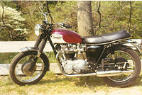 67 Triumph Bonneville in 1969