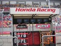 Repsol Honda pit boards