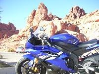 I rented an R6 in Las Vegas in November and rode to Nevada's Valley of Fire State Park