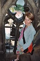I would have made this walk up the Cologne Cathedral tower had I not imbibed in too much Koelsch...  Cathy was still solid on her feet.