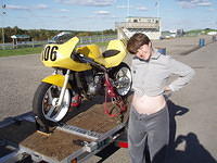 We brought Kenny Roberts Junior Hunsicker with us.