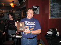 2007 BMW-MOA Award "The Philadelphia Rider who put the most 
work related mileage on his BMW motorcycle"